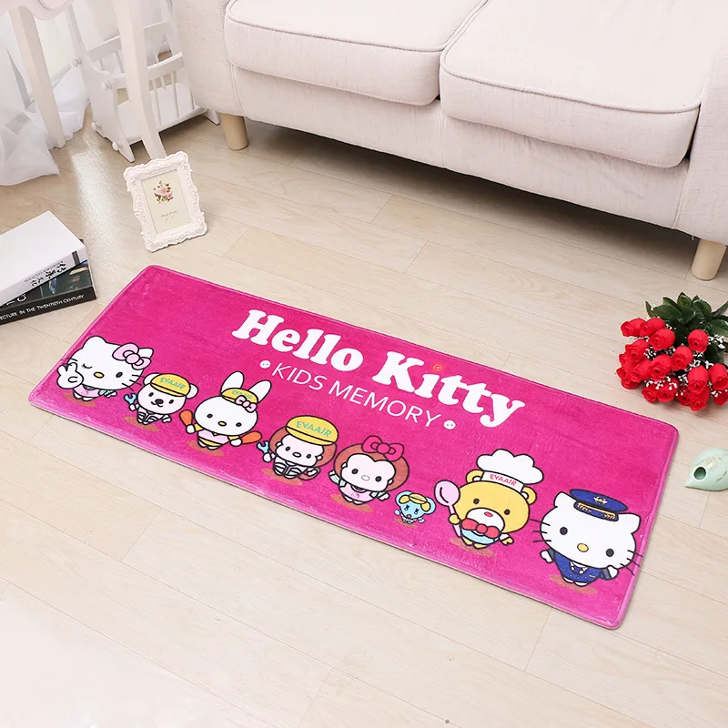 40*60 см, 50*80 см hello kitty фланелевые детские ковры для декора спальни для гостиной, ванной комнаты, дома, супер мягкий ковер