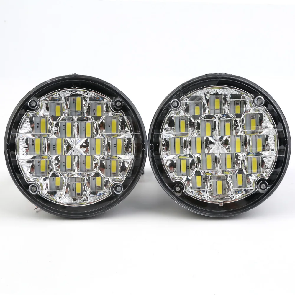 

2pcs 12V 18LED Round Car Fog Lamp Driving Running Light Bright White