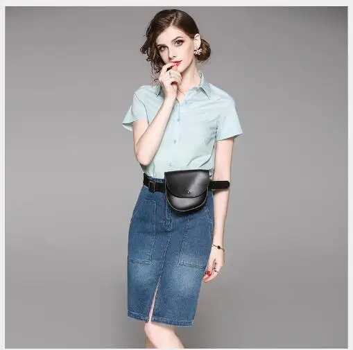 Для женщин костюм Новинка 2018 года Весна Элегантный Slim Fit комплект из 2 предметов