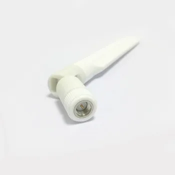 

1PC LTE 4G 3G GSM antenna 5dbi OMNI-directional SMA male connector oars flat aerial white color
