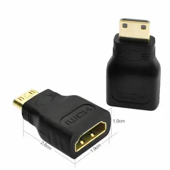 

2500pcs Mini HDMI or Micro HDMI to HDMI HD Gold extension Adapter Converter Connector for Vedio TV Xbox 360 HDTV 1080