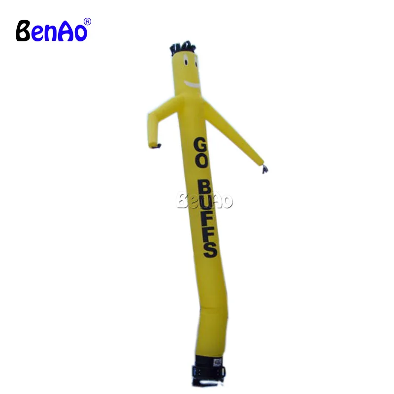 AD604 Бесплатная доставка BenAo желтый надувная воздушная танцовщица воздушные шары для рекламы
