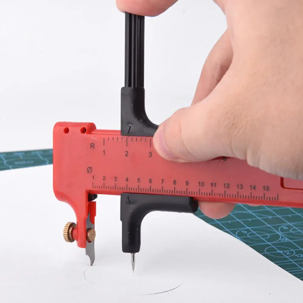 10-150 мм компасы резак DIY инструмент материал модели здания картон резиновая виниловая кожа резак пластиковая доска круглый резак