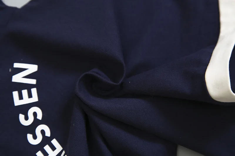 Conjuntos de Roupas da Criança Fatos de Treino Moda Verão Crianças Meninos Meninas Roupas Algodão Carta Camiseta Curto 2 Pçs - Sets Infantil 13 Mamãe e Bebê