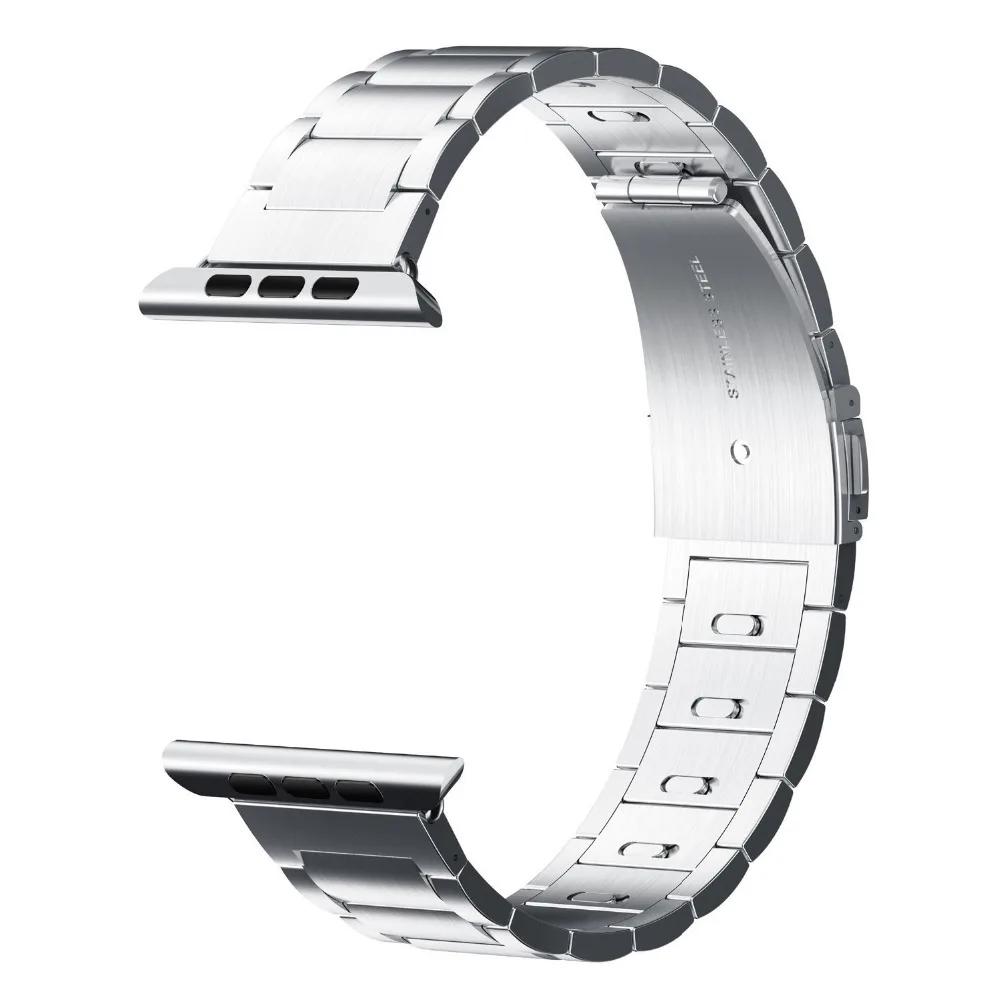 

Quick Release Rvs Horloge Bands Voor Apple horloge serie 4 3 2 Band 42mm 44mm iwatch 38mm 40mm Horlogeband Sport Loop Band