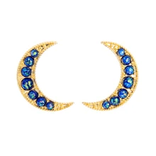 KISS ME, трехцветные, изысканные, полимерные, с орнаментом, лунные серьги-гвоздики для женщин, подарки,, новейшая мода, Ушная булавка, ювелирное изделие, аксессуары