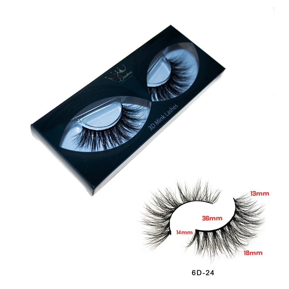 

Crown Lashes 6d mink false eyelashes natural custom box packages private label individual eyelashes fake eyelashes