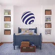 Ball Wall Vinyl Stickers Art Decal Reusable Removable Decal fashion design custom made wedding decoration Free Shipping poster