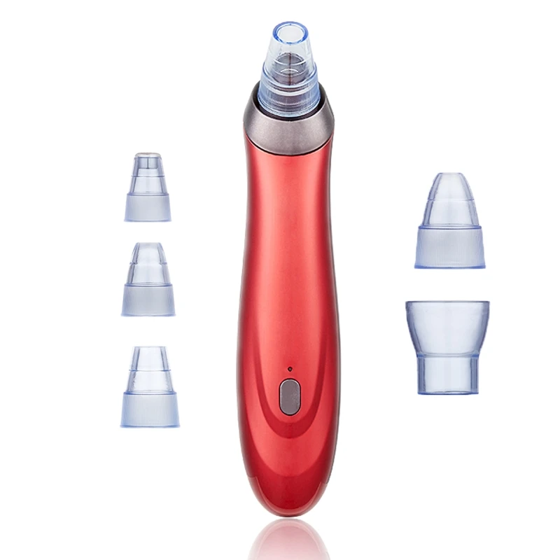 Face Skin Care Pore Cleaning Vacuum Blackhead Remover Acne Pimple Removal Beauty Healthy Suction Tool Derm Abrasion Machine