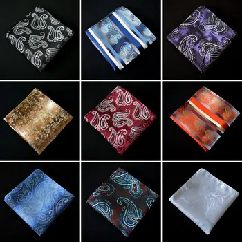 

Men Fashion Paisley Floral Pocket Square Wedding Party Handkerchief Hanky YXTIE0001