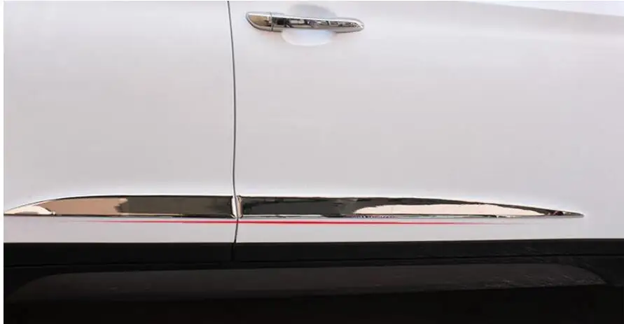 Chrome Bonnet Hood Guard Cover Molding Garnish Trim for Hyundai Tucson 2016