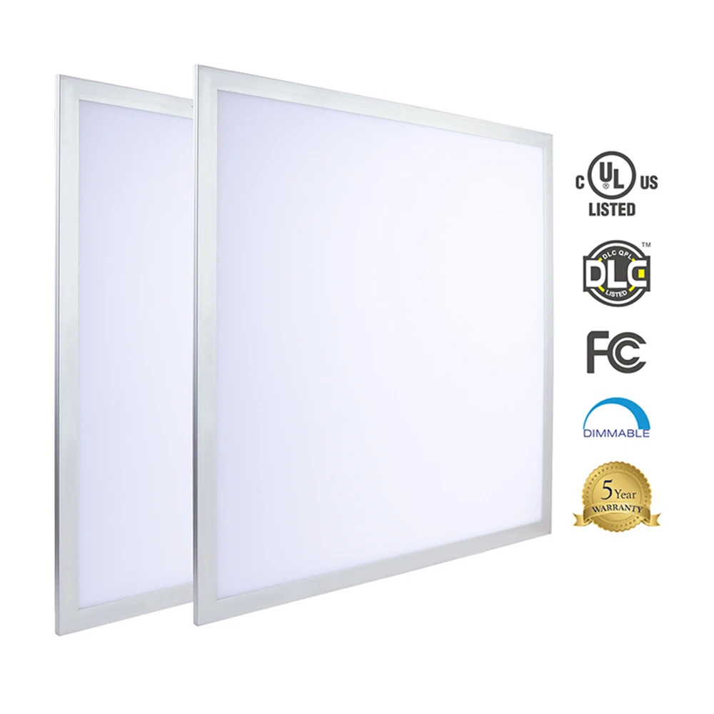

USA STOCK! 10Pcs/Lot Square LED Panel 600x600 32W AC 110-270V 4000K Drop Ceiling Recessed LED Panel Light 2x2 DLC 130LM/W