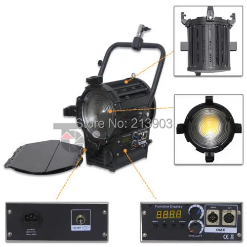 ALUMOTECH As Arri двухцветный 3200 5500K 200WX2 светодиодный френель Точечный светильник фирмы