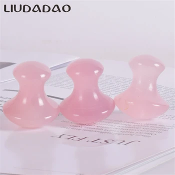 

Rose Quartz Face Wands Mushroom Jade Massager Natural GUASHA Facial Lift Tools Beauty Skin Care Women Relax Tools Dropshipping