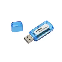 Портативный Мини 4in1 Multi Memory Card Reader USB 2,0 TF M2 MS Card Reader адаптер