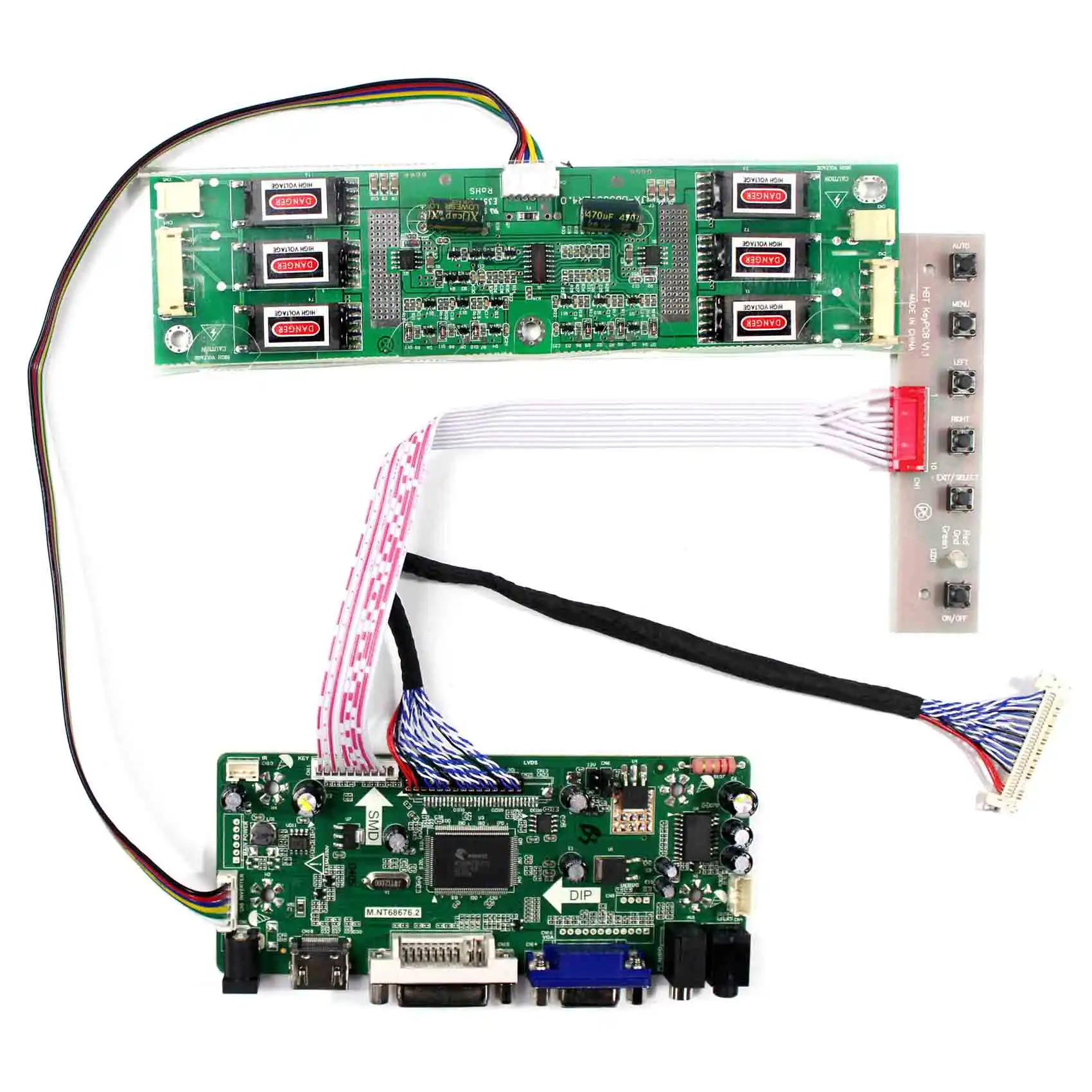 For LP150X09 BT141XG01 QD141X1LH12 1024x768 LCD VGA DTV USB AV HDMI Board