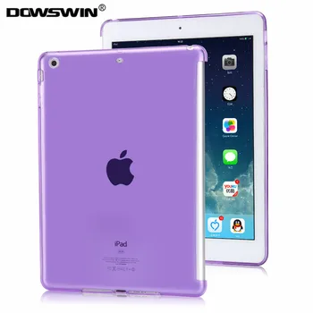 

for new ipad 9.7 2018 case,DOWSWIN cut edge protector TPU crystal transparent soft back cover for ipad 9.7 inch 2018 case