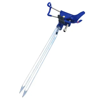 

fishing rod holder Stainless Steel Metal Holder Support Stand Adjustable Handle Detachable Fishing Tool Hand Rod Rest Mount