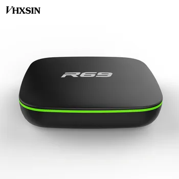 

VHXSIN 2 PCS/LOT R69 Android 7.1 Smart tv box with allwinner h3 1GB RAM 8GB ROM KDPlayer