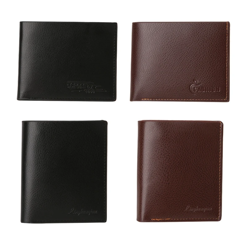 

New Men Burning pattern Leather Credit Card Holder Wallet ID Cash Purse Clutch