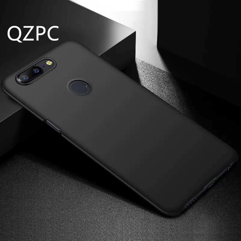 

High Quality Matte Hard Plastic Back Case Mobile Phone Shell Cover For Oneplus T5 Case Thin Black Luxury Case Dropshipping