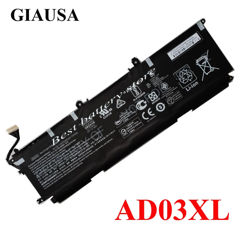 GIAUSA Подлинная AD03XL AD03 батарея для hp HSTNN-DB8D 921439-855 921409-271 батарея