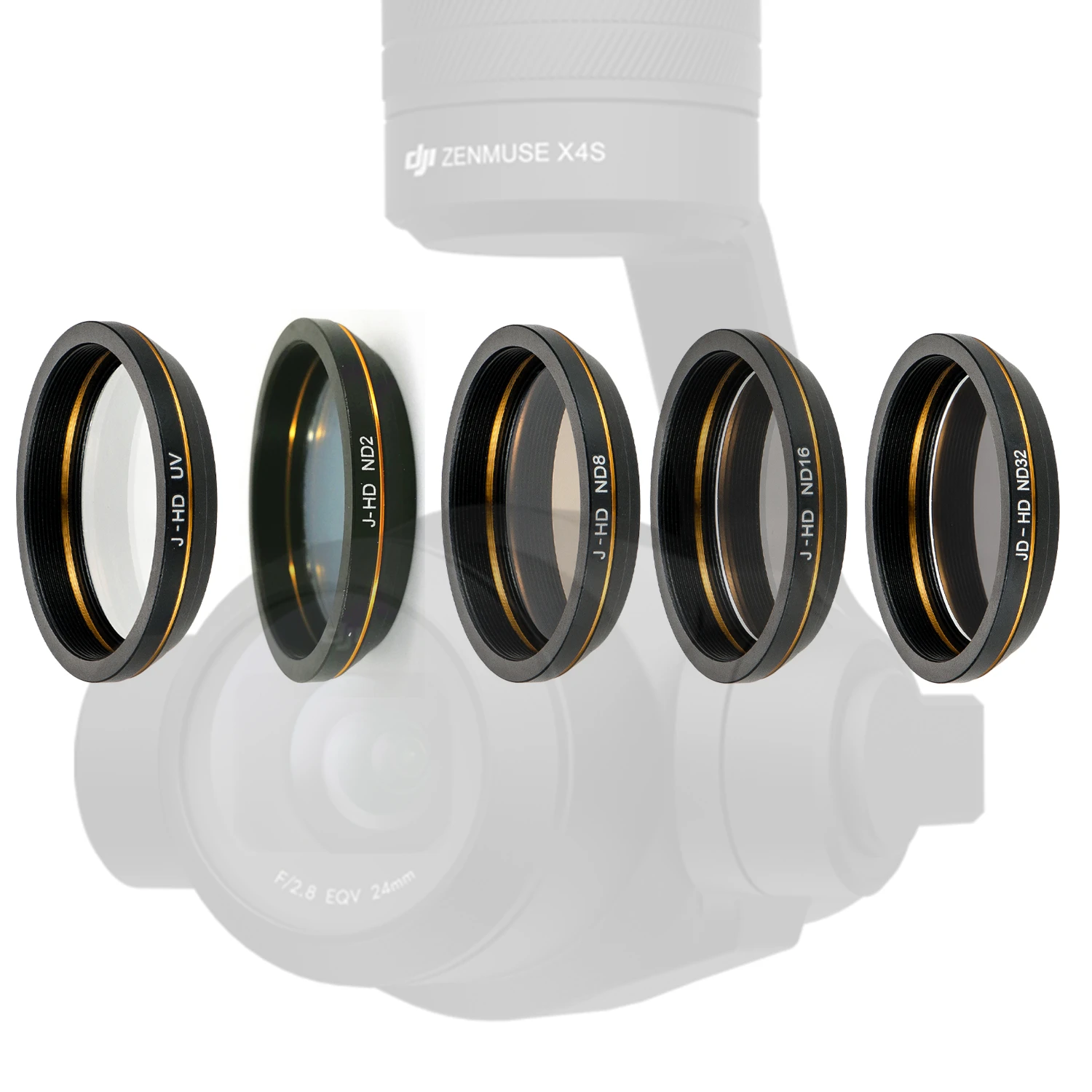 Uv Nd2 Nd8 Nd16 Nd32 Filtro Per Lenti A Densità Neutra Per Dji Zenmuse X4S Gimbal Lens Inspire 2 Accessori