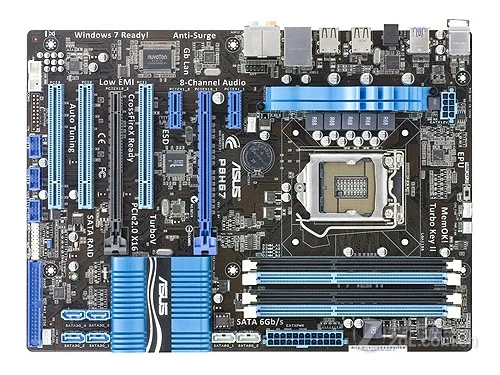 

Asus P8H67 Desktop Motherboard H67 Socket LGA 1155 For Core i3 i5 i7 DDR3 32GB SATA3 USB3.0 ATX Original Used Mainboard