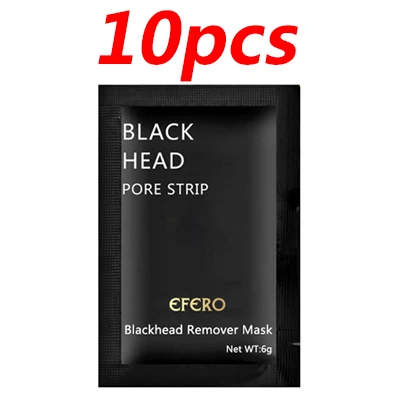 10 шт. черная маска для носа угрей средство для устранения черных точек угрей очищающие маски макияж Косметические Маски из черных точек удаление акне - Цвет: 10PCS B