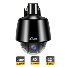 ZILNK 960P HD PTZ скоростная купольная камера с 5-кратным оптическим зумом, водонепроницаемая WiFi ip-камера с поддержкой TF карты, обнаружение движения, ONVIF H.264 черный