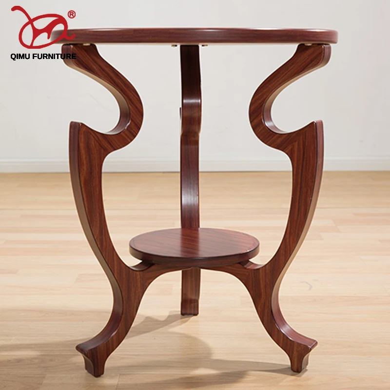 New adurable solid wood tea table Walnut round minimalist modern wooden end table home living room antique furniture M203