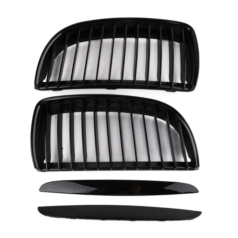 

Gloss Black A Pair Air Intake Grille Kit Decoration Sticker For BMW 3 Series E90