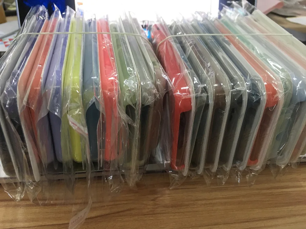 

50Pcs,Original Silicone Case For iPhone X XS XR MAX 5 SE 6 6S 7 8 plus Phone Cover case with logo DHL free shipping