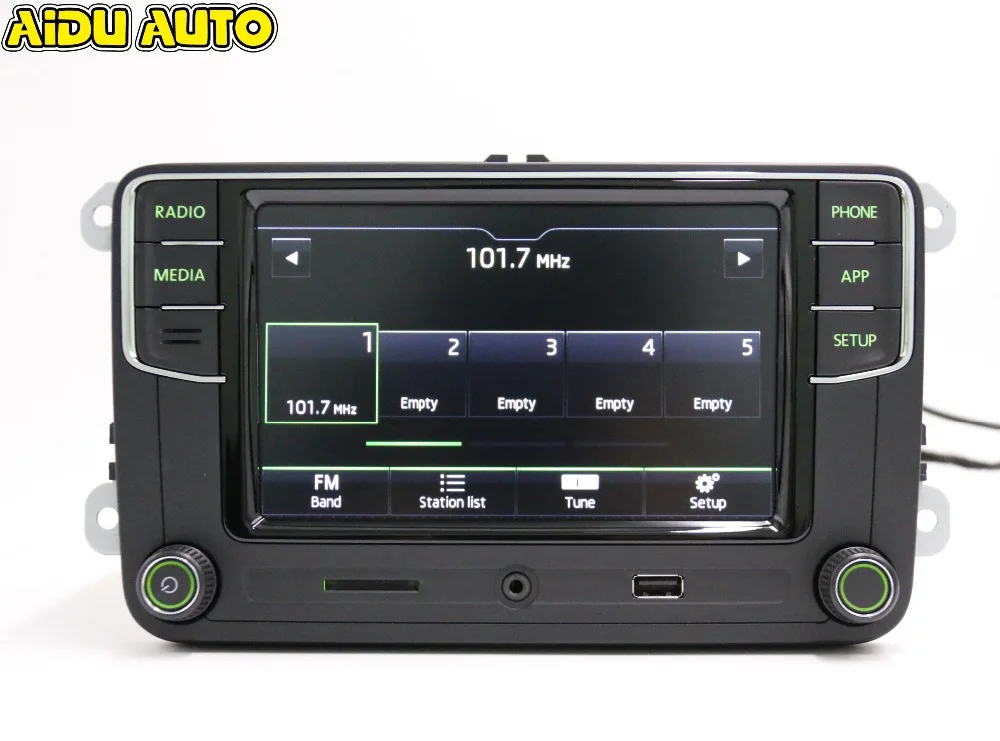 AIDUAUTO Carplay Noname RCD330 RCD330G Plus радио зеленая подсветка для Skoda Octavia fabia 6RD 035 187 B 6RD035187B