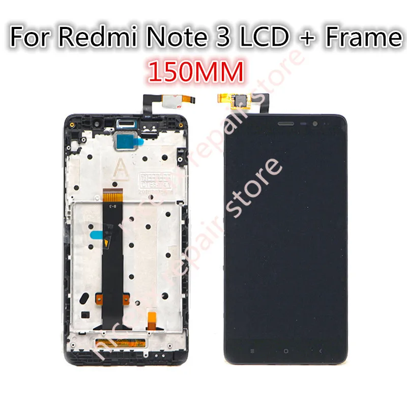 

5.5 ' LCD For Xiaomi Redmi Note 3 LCD Display Screen Touch Digitizer with frame Sensor Assembly Replacements Parts Free Shipping
