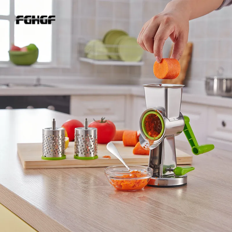 

Manual Vegetable Cutter Slicer Kitchen Accessories Multifunctional Round Mandoline Slicer Potato Cheese Kitchen Gadgets