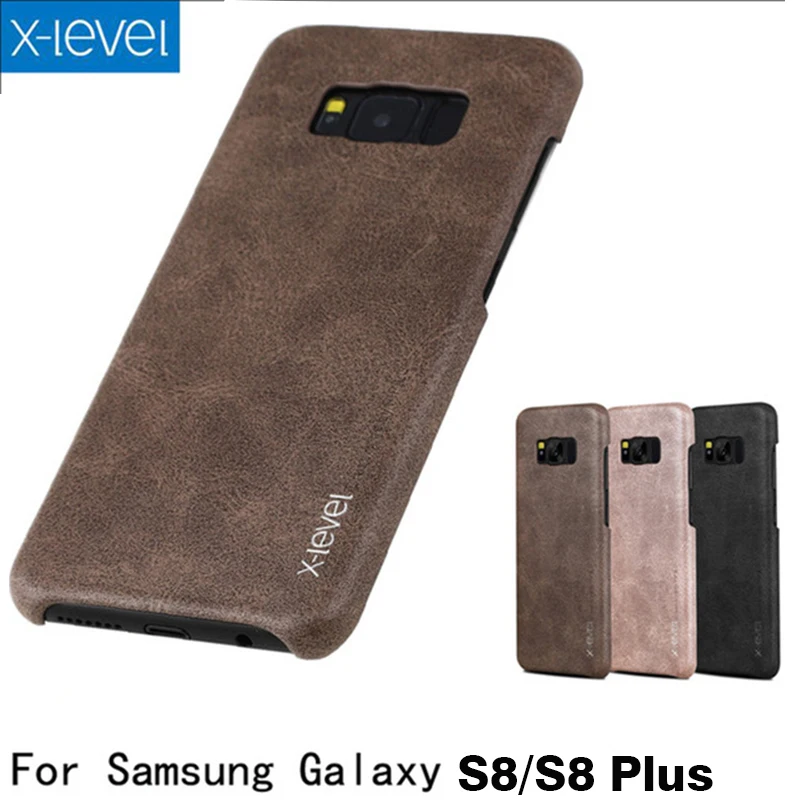 imágenes para X Nivel funda Original Para Samsung Galaxy S8 5.8 "casos Vintage Volver proteger La Piel Cubierta Del Teléfono para samsung Galaxy S8 plus 6.2" imágenes para X Nivel funda Original Para Samsung Galaxy S8 5.8 "casos Vintage Volver proteger La Piel Cubierta Del Teléfono para samsung Galaxy S8 plus 6.2"