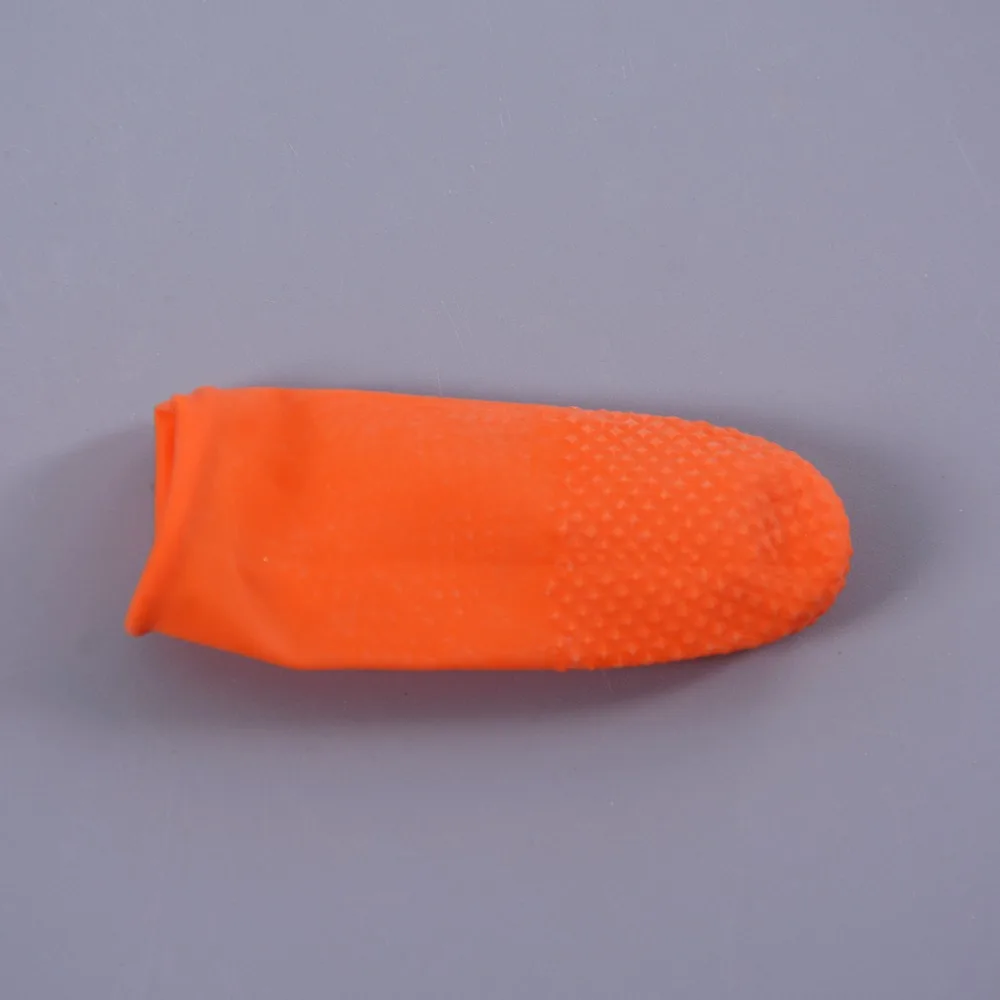 50Pcs Safety Latex Finger Protector Shields/Cots/Stall for Hair Extension Bonding