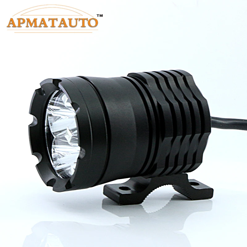 

1X 60W White 6000K 4800LM T6 Chips LED Motorcycle Headlight Fog Spot HeadLamp Spotlight Waterproof Motorbike Bulb Moto