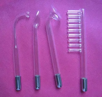 

High Frequency Electrode Sticks Glasses Accessories parts Facial Spa Acne Face care Replacement Beauty Parts 4pcs/set