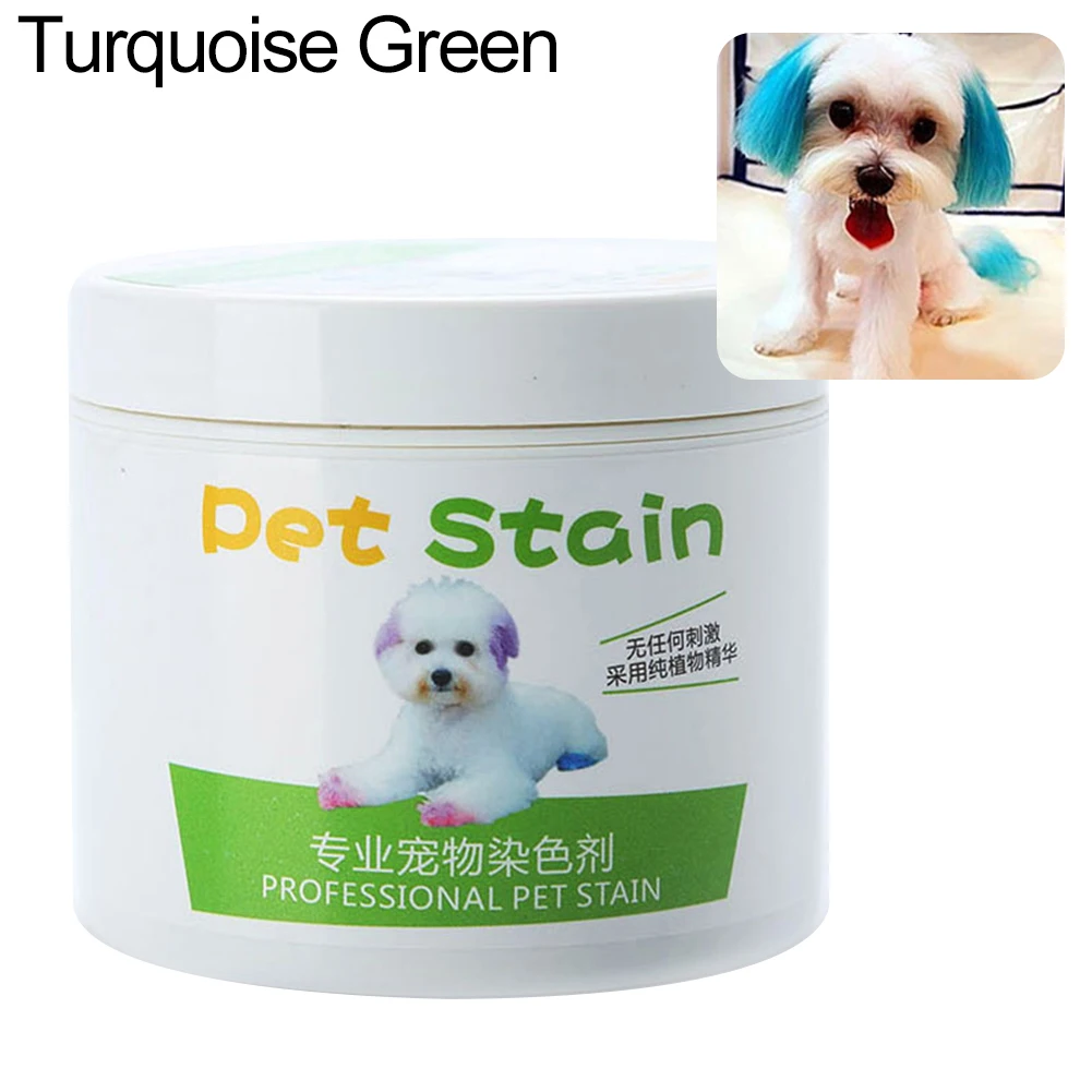 1Pc 100ml Professional Hair Dye Gel for Dogs Pet Stain Anti Allergic Cat Dog Hair Dye Cream Coloring Agent DIY dyeing wax