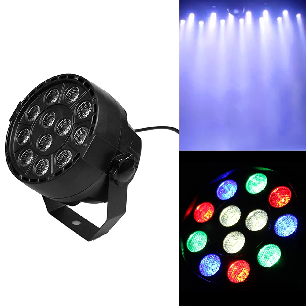 

12LED RGB Professional Christmas Stage Laser Projector Light DMX Voice Control Remote Control Disco Bar DJ Party KTV Stage Light