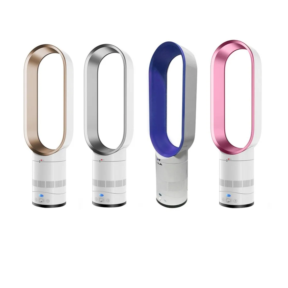 

Bladeless Remote Control Ultra-quiet Electric Fan Stand Floor No Leaf Fan For Home Use Bedroom Air Purification