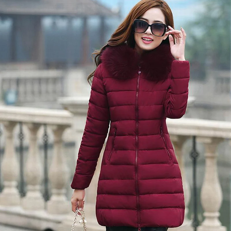 Manteau De Épais red Capuchon Vers Bas Chaud Et Manteaux Femme Femmes Vestes Noir red Veste vert Coton Le D'hiver 1 Parkas À bleu 2017 Pour S Hiver 2 Rembourré p0CzOqz1