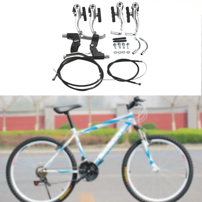 LACYIE MTB Mountain Bicycle Bike Brake Aluminum Alloy V Brake Set Kit Parts Cycling Accessories for All V Brakes for Bicycles