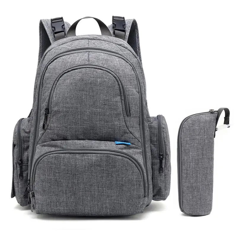 

CoolBELL Baby Diaper Backpack Waterproof Maternity Nappy Bag with Changing Pad Insulated Pockets Multi-Functional Baby Care Bag