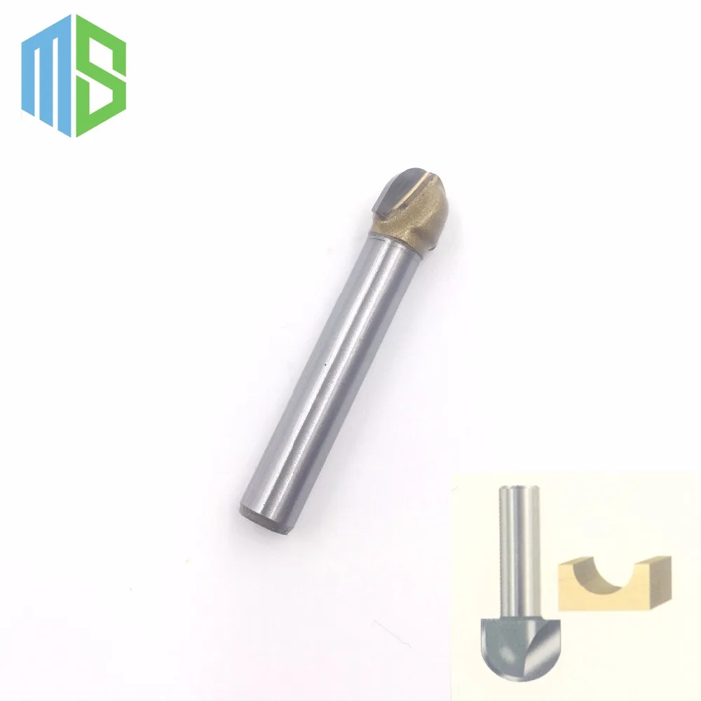 

1/4" x 3/8" inch Carpenter Router Bits Cove Box Bit / Round Nose bit for woodworking Router bit Wood Sharp Cutter