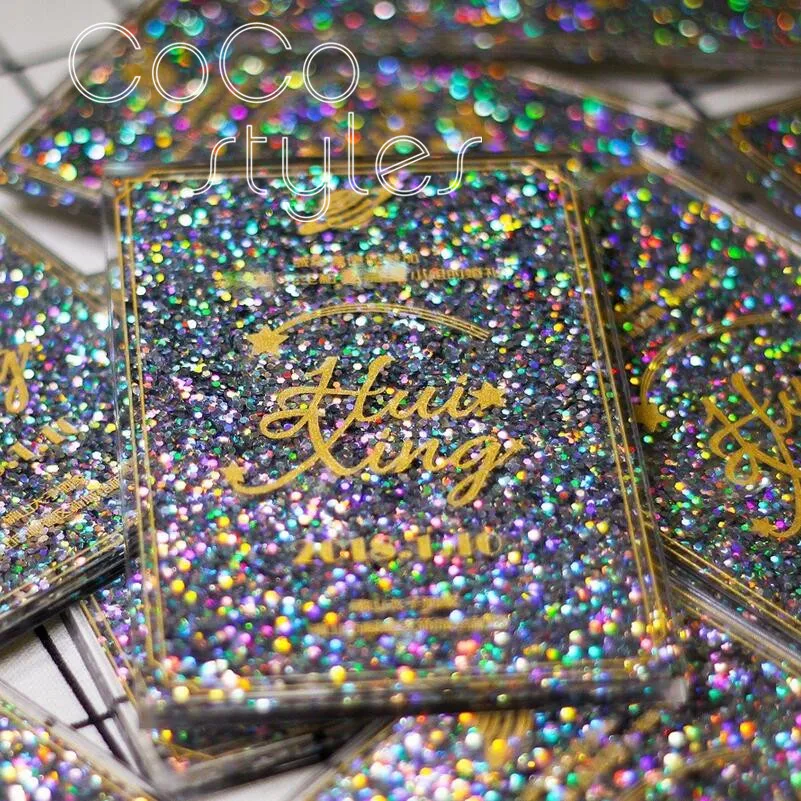  Coocostyles custom made luxury silk screen acrylic invitation card with shimmering powder design fo - 32872159372