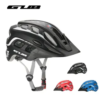

New GUB Ultralight Bicycle Helmet Integrally-molded MTB Mountain Road Bike Women Men Cycling Helmet Visor EPS+PC 19 Air Vents