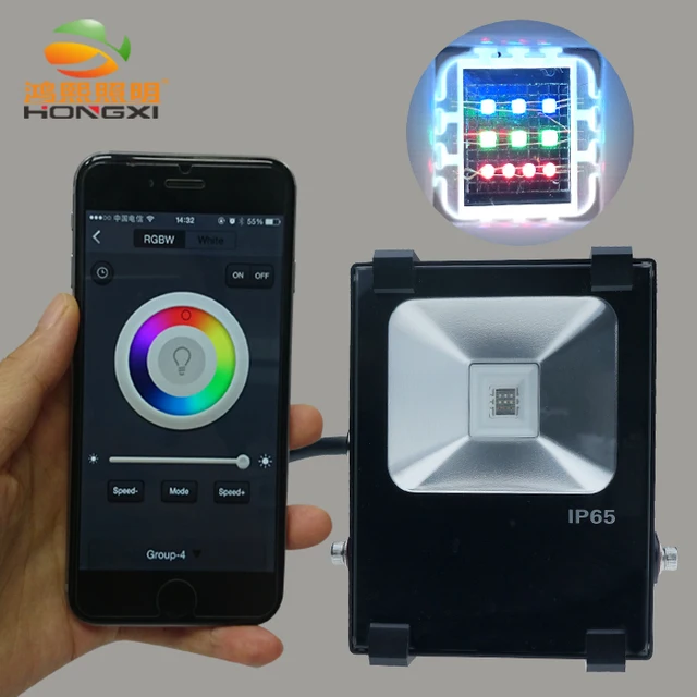 IPROLED WIFI APP control 10W RGB led floodlight outdoor lighting for